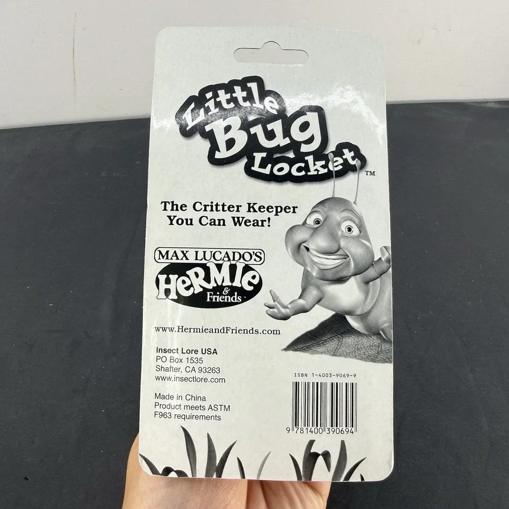 Little Bug Locket Ladybug Critter Keeper Necklace Max Lucado Hermie Friends NIP